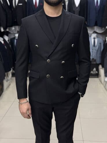 kisi kostyumlari satisi: Kişi kostyum dəstləri - Klassik və modern kəsimlər: ikicərgəli — 3