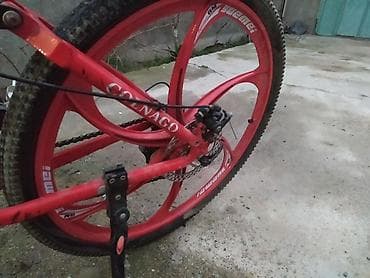 cube velo: Ferrari qatlanan dağ velosipedi, qırmızı rəngdədir və qatlanan — 9