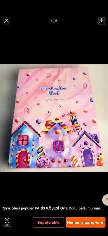 aroma diffuzor: Paris Corner Marshmallow Blush – qadın üçün ətir - Növ: Eau de Parfum — 4