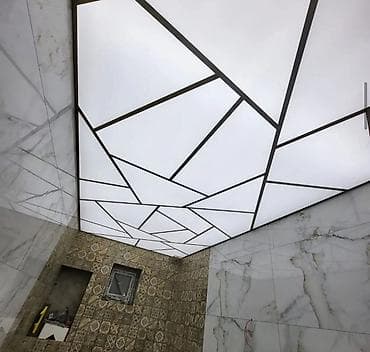 Натяжные потолки: LED işıqlı naplak/gergi tavan və duş kabinlərinin hazırlanması və — 10