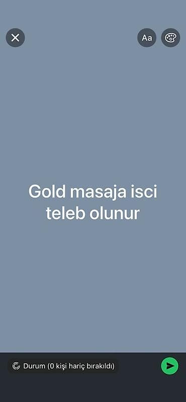 işci axdarilir: Vakansiya: Gold masaj üçün işçi axtarılır - Sahə: Masaj/xidmət - — 1