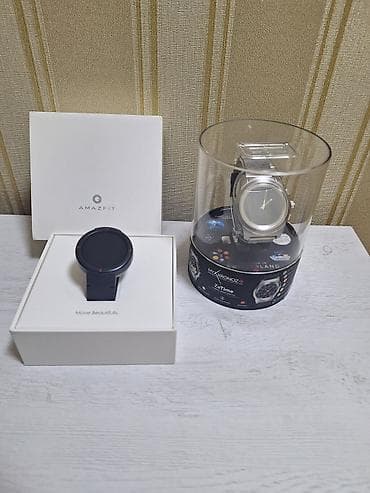 x9 unique combination: İki ağıllı saat seti 1) Amazfit (qutu ilə) - Minimalist dairəvi — 1