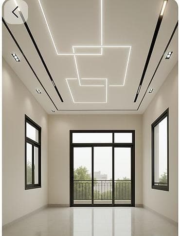 Tavan işləri: Dekorativ suvaq və asma tavan işləri - Daxili və xarici divarlar üçün — 7