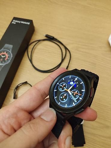 İşlənmiş, Smart saat, Samsung, Sensor ekran, rəng - Qara