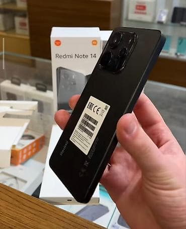 zerkalni nomreler kreditle: Redmi Note 14, 128 GB, rəng - Qara, Sənədlərlə — 3