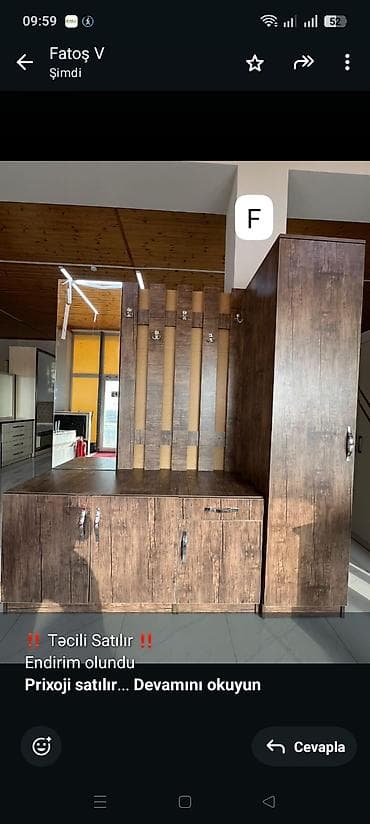 ‼️ Təcili Satılır ‼️ Endirim olundu *Prixoji satılır* ölçüleri Eni