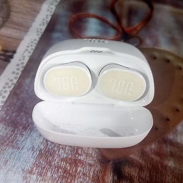 İşlənmiş Simsiz (Bluetooth) Qulaqcıqlar, JBL, rəng - Ağ — 3