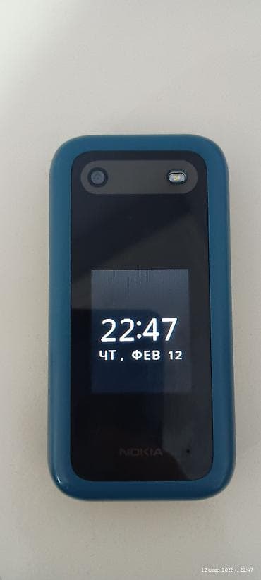 simsiz telefon: Nokia 2760 Flip, rəng - Mavi, Düyməli — 1