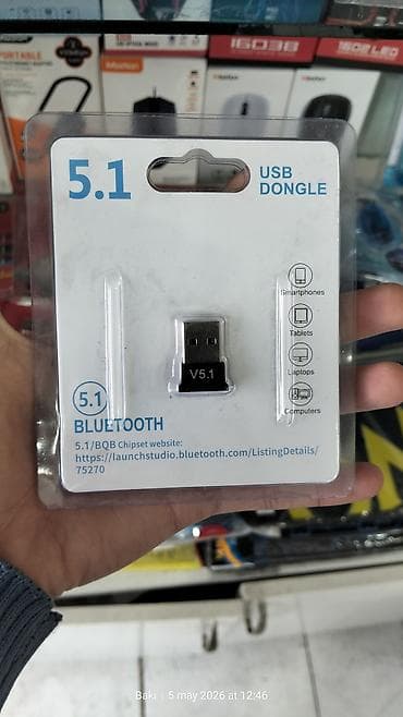 huawei 4g router 2: Kompüterlər üçün Bluetooth. Yenidir. Bluetooh versiya 5.1-dir. Satış — 1