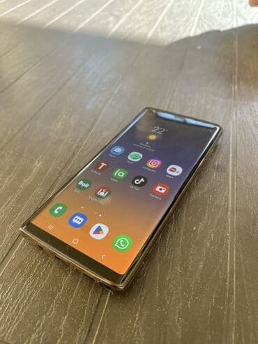 iphone şarj: Samsung Galaxy Note 9, 64 GB, rəng - Göy, Barmaq izi, Simsiz şarj, İki sim kartlı — 2