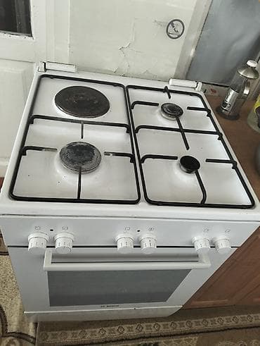 soba mətbəx: Qarışıq sobası Ayrıca dayanan, 4 gözlü, İşlənmiş — 2