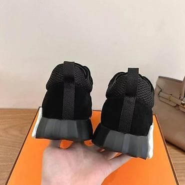 b class makasin: Hermès Bouncing Sneakers idman ayaqqabısı – qara rəng Çatdırılma var — 3