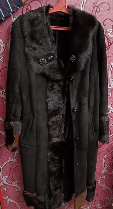 türk istehsalı olan qadın şubaları: Kürk, rəng - Qara — 7