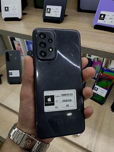 samsun note 10: Samsung Galaxy A23, 128 GB, rəng - Qara, İki sim kartlı — 1