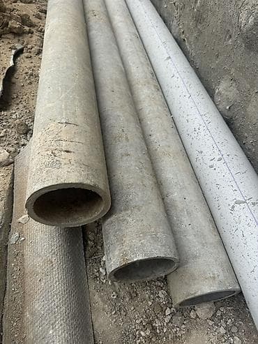 Beton borular – müxtəlif diametrlərdə Məhsul təsviri: - Material — 3