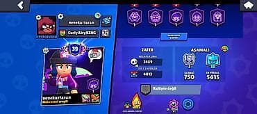 ucuz modem: Brawl Stars oyun hesabı - Kuboklar: 57,424+ - Səviyyə: 39 profil — 6