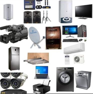 ремонт домашних телефонов на дому: Hər Növ Televizorların Peyk Qəbul Edicilərin Masa Üstü Kompüterlərin — 1