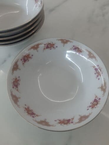 heinz kasa qiymeti: Kasalar, 6 ədədli dəst, rəng - Ağ, Farfor — 1