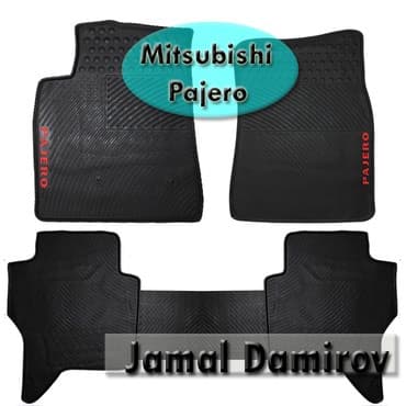 рейлинги на авто: Mitsubishi Pajero üçün silikon ayaqaltilar. Силиконовые коврики для — 1