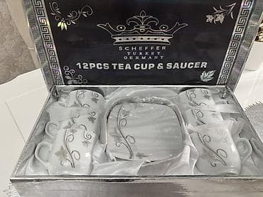 versace servis: Çay dəsti, rəng - Ağ, Farfor, Schafer, 6 nəfərlik, Türkiyə — 3