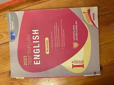 İngilis dili Testlər 11-ci sinif, DİM, 1-ci hissə, 2023 il