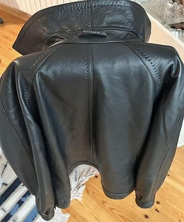 Kişi geyimləri: GOTTARDI yüksək keyfiyyətli dəri gödəkçə - Material: 100% təbii dəri — 2