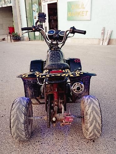 aqua disk: Uşaq/yeniyetmələr üçün mini ATV (kvadrotsikl) - Kuzov: qara rəng — 6