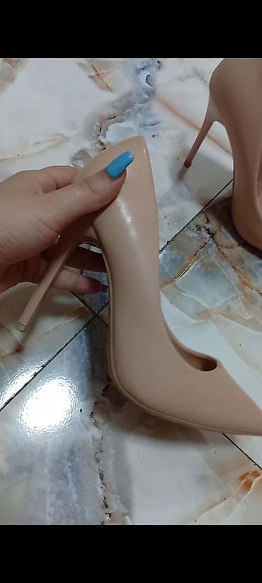 Tuflilər, Zara, Ölçü: 35, rəng - Bej, İşlənmiş