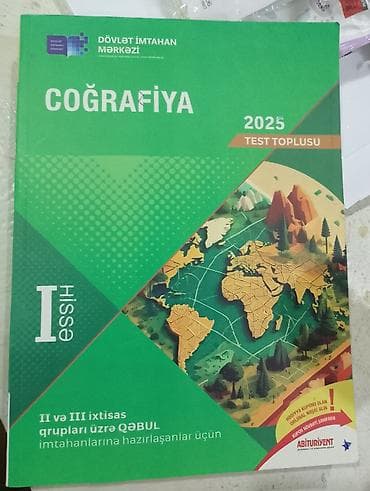 Məhsul: Coğrafiya 2025 – Test Toplusu (I hissə) Təsvir: - Nəşriyyat