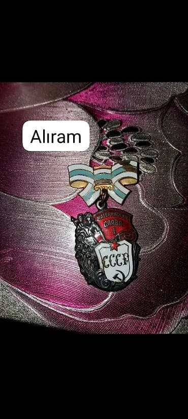 kubok: SSR dövrünə aid orijinal döş nişanları və medallar dəsti - Orden — 4