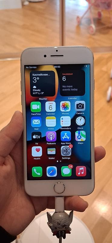iphone 7 barter: IPhone 7, Gümüşü, Barmaq izi — 4