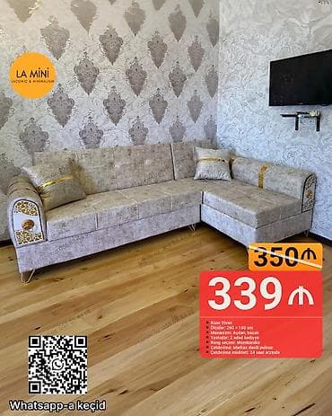 divan uzlukleri: Künc divan, Açılan, Bazalı, Parça, Şəhərdaxili pulsuz çatdırılma — 1