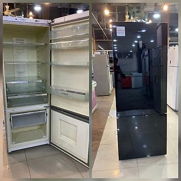 bosch: 2 qapılı Bosch Soyuducu Satılır, rəng - Qara — 1