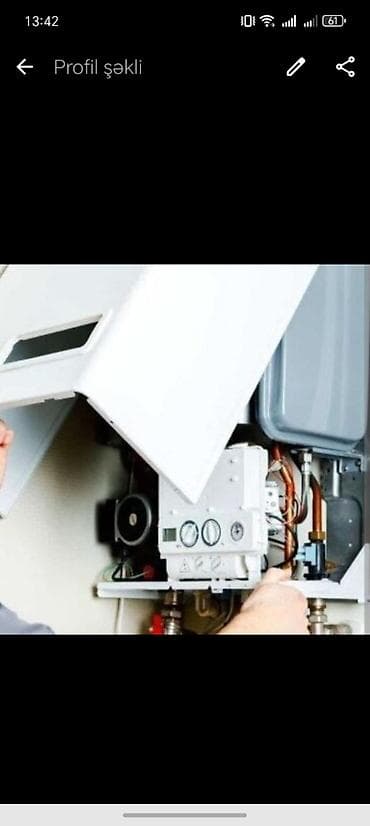 Kombi təmiri və profilaktikası xidməti - Divar tipli kombi