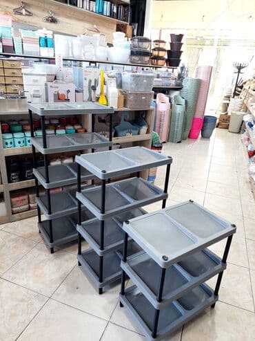 rəng: Ayaqqabi polkasi ayaqqabi refi plasmas ve demir materiallar 3,4 ve 5 — 12