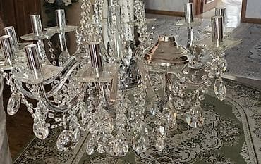 Çilçıraqlar: Çılçıraq, 10 və daha çox lampa, Xrustal — 4