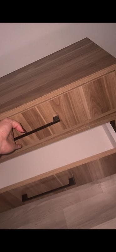 mebel xana: Mebellər və salon avadanlığı dəsti - 2 ədəd taxta komod: təbii ağac — 2