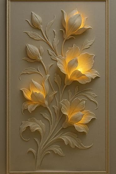 divar panelləri: Ìstənilən dizaynda gil heykel əsərləri sifarişi mövcuddur — 4