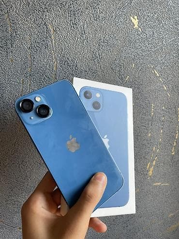 IPhone 13, 128 GB, Mavi, Face ID, Sənədlərlə