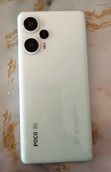 Poco F5, 256 GB, rəng - Ağ, Barmaq izi