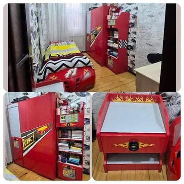 uşaq yatağı: Uşağ yatağ dəsti satılır 350₼. Ünvan Masazır &Rumi — 1