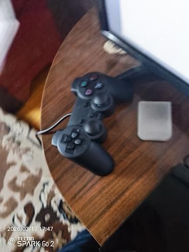 iphon 1: Sony PlayStation 2 Slim (PS2) oyun konsolu işlək vəziyyətdə cohlu — 4