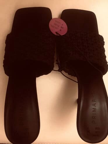 toy ucun ayaqqabilar: Sabo, Ölçü: 37.5, rəng - Qara, Yeni — 2