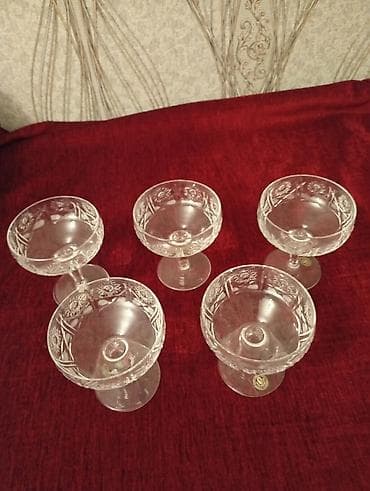 Qədəhlər, rəng - Narıncı, Şüşə