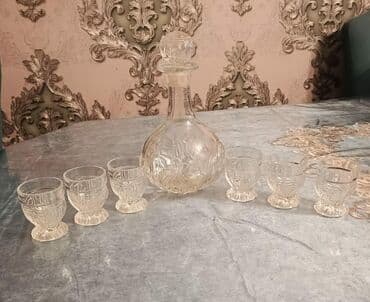 şüşə banka istehsalı: Rəng - Ağ, Xrustal, 6, 1,5 bucket volume l, Rusiya — 1