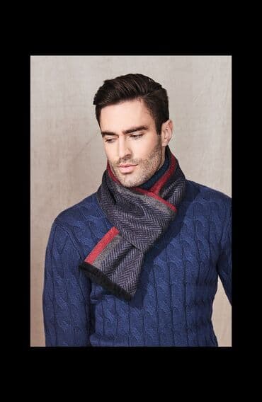 Köynəklər: Kişi şərfi sərin havada əvəzolunmaz aksesuara çevriləcək və istənilən — 1