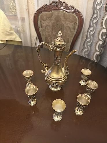 coca cola set serpi: Şərq üslubunda dekorativ içki dəsti - Tərkibi: 1 ədəd qapaqlı — 5