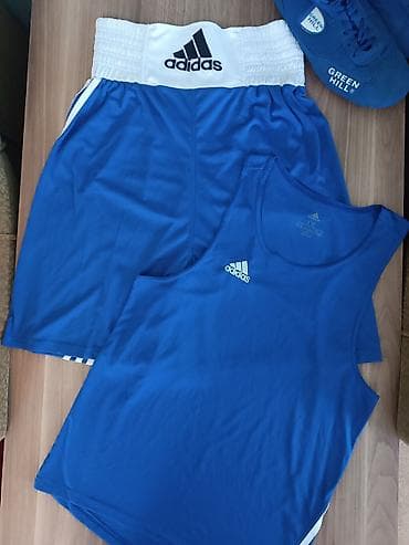 boks geyimi: Adidas boks forması dəsti - Brend: Adidas - Rəng: mavi/ağ Əlaqə — 2