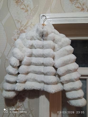 Kürk, 2XL, rəng - Ağ