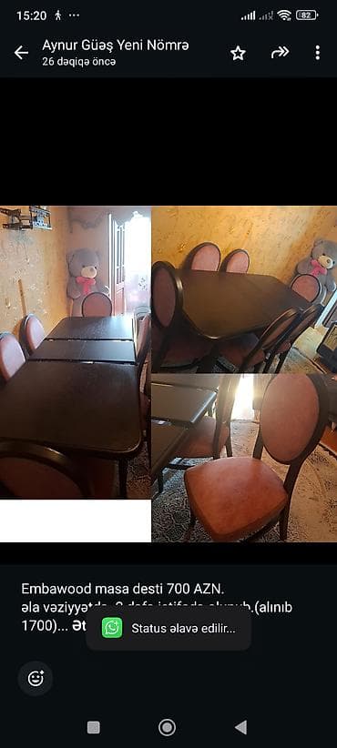 Embawood masa desti 700 AZN. əla vəziyyətdə. 2 dəfə istifadə lalafo.az -da Embawood masa desti 700 AZN. əla vəziyyətdə. 2 dəfə istifadə
